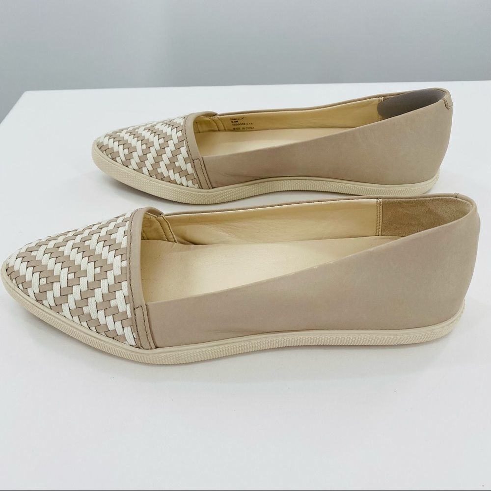 AERIN Daniela Woven Leather Pointed toe Flats - Picture 6 of 10
